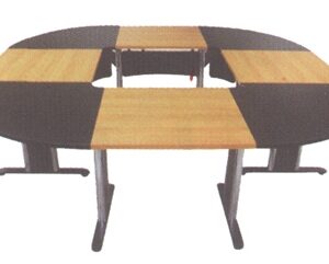 RDTBN-G06โต๊ะประชุมขาเหล็ก 12 ที่นั่ง