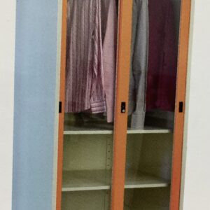 ตู้เสื้อผ้าบานเลื่อนกระจกสูง KEL-054