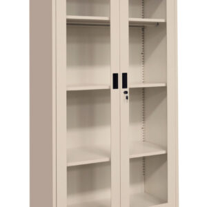 ตู้เก็บเอกสารบานเปิดกระจกสูง KIB-166