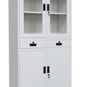 ตู้เก็บเอกสาร 4 บานเปิด 2 ลิ้นชัก KIB-165